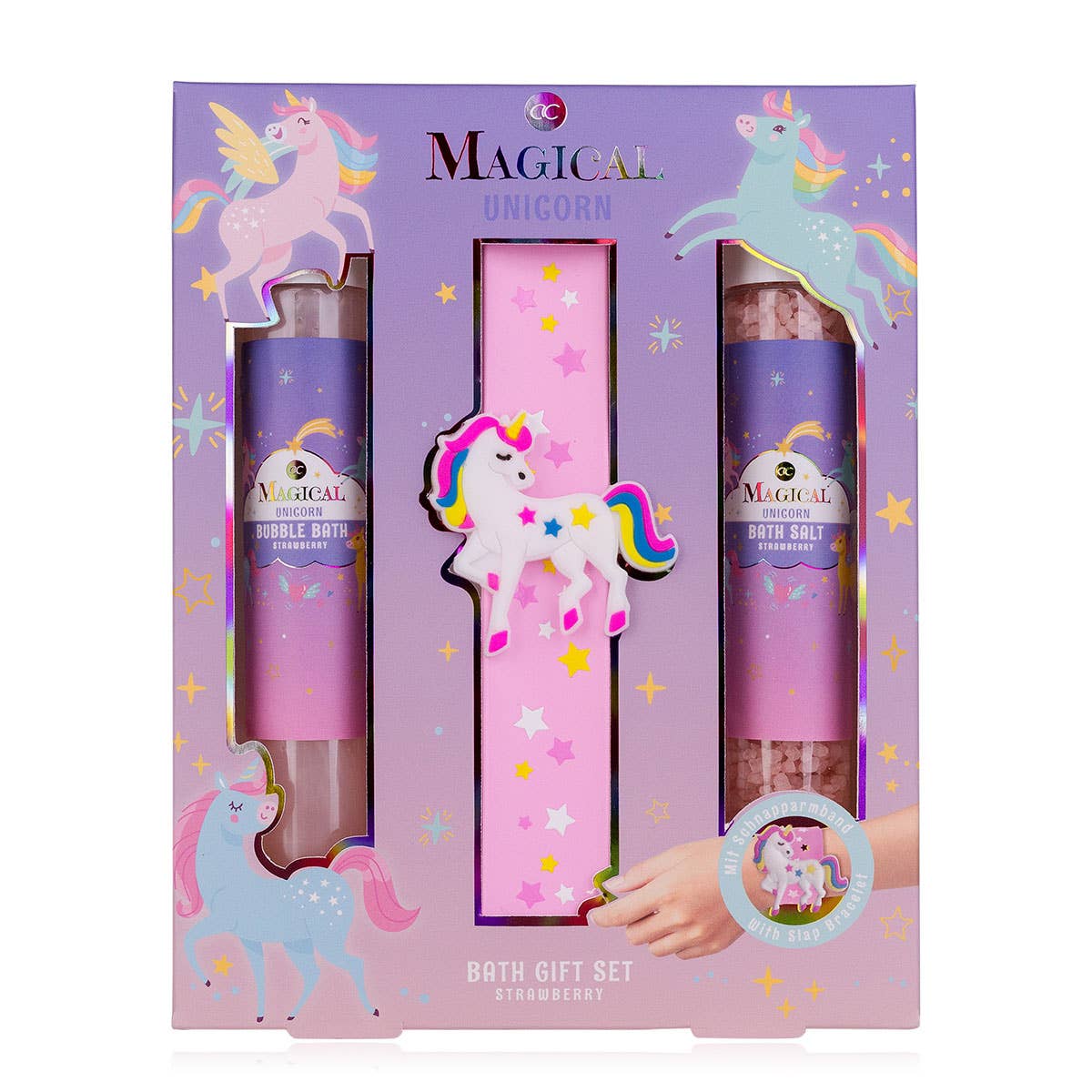 Accentra - Wholesale Bath & Body Set - Magical Unicorn & Mermaid Kids Gift Set With Bracelet2