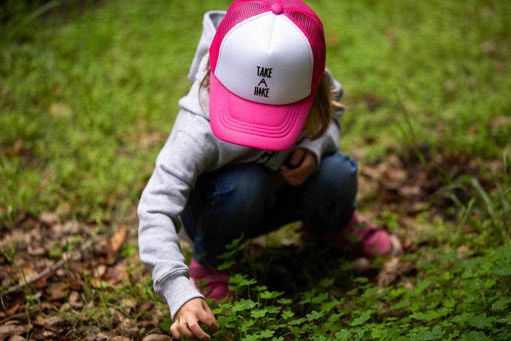 Outdoorable Apparel - Wholesale Kids Hat - Kids - Pink Take A Hike Hat6