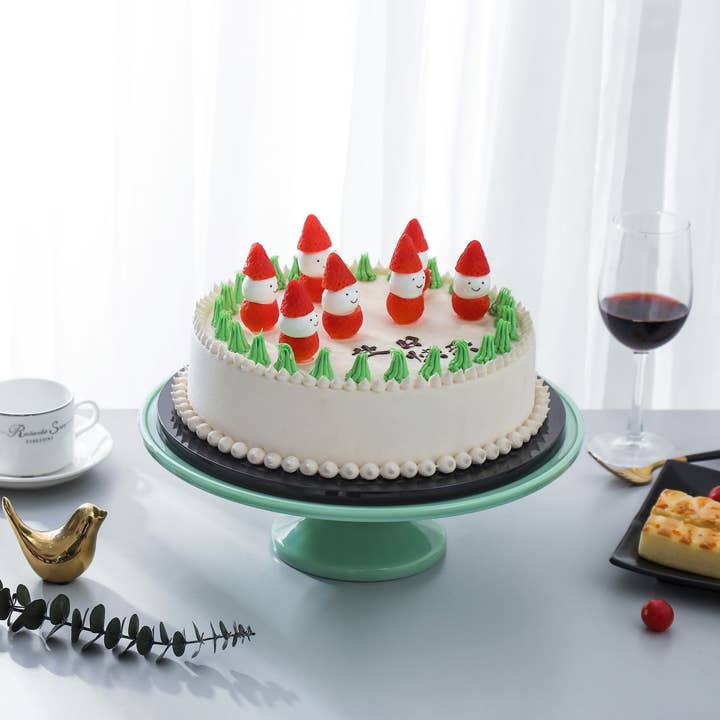 Everest Global - Vente Présentoirs à gâteaux - Présentoir à gâteau en verre jadéite