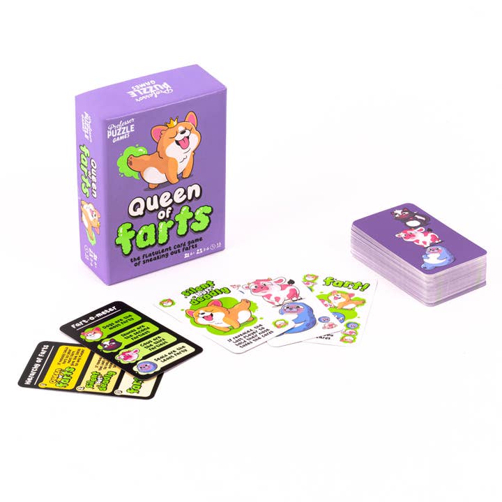 Professor Puzzle USA, Inc. - Wholesale Card Game - Queen of Farts3