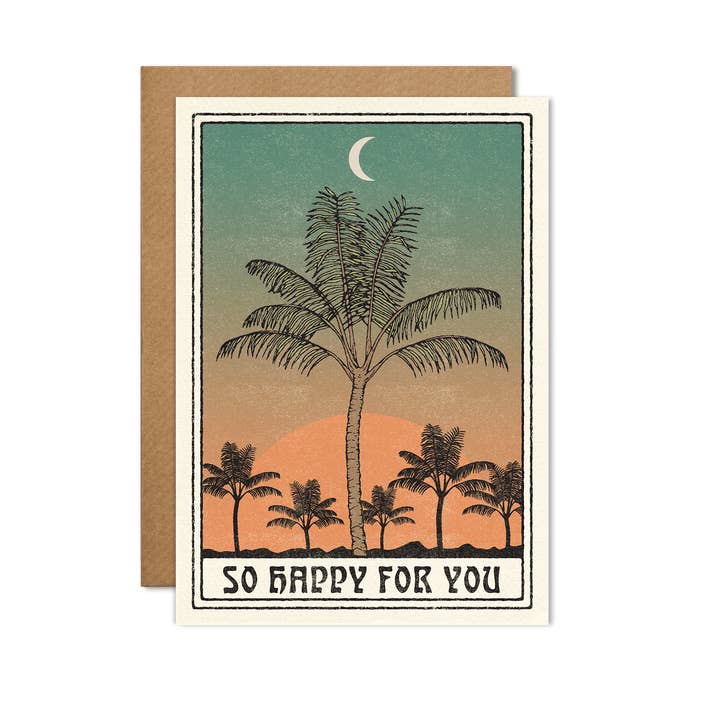 So Happy For You Card for wholesale by cai & jo