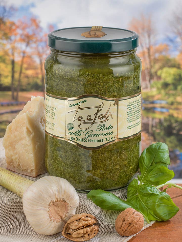 Pesto Alla Genovese 1700g for engroshandel hos ANTICO PASTIFICIO TEALDI SRL (Tealdi)