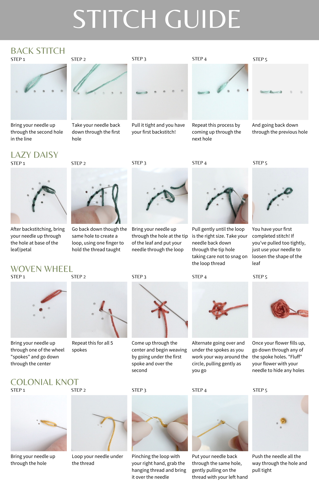 Treasured Blessings, LLC - Vente Accessoire de broderie/point de croix - Kit de broderie en bois - Fleurs sauvages1