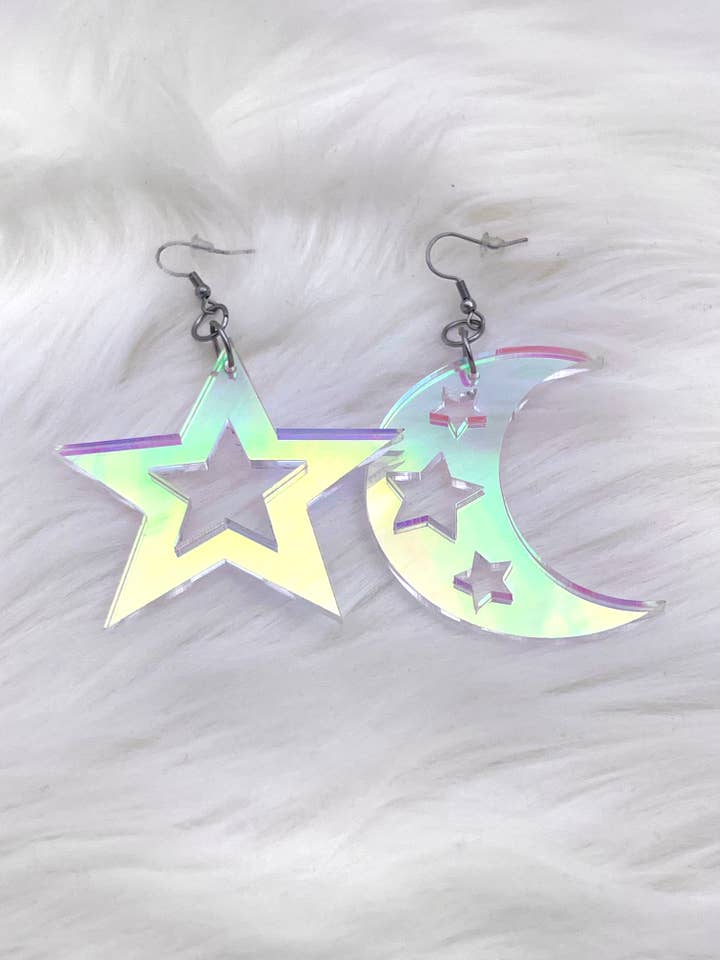 Boucles d'oreilles Cosmic pour la vente par Madame Whiskers