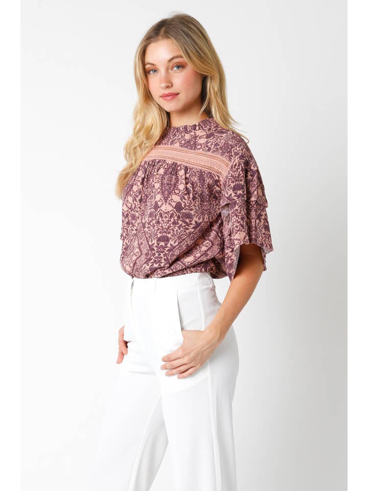 Mauve Purple Kelsey Top
for wholesale on Faire1