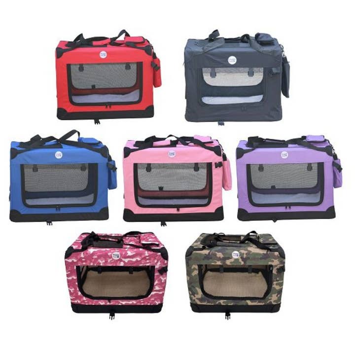 HugglePets - Wholesale Pet Carrier - Cat/Dog - HugglePets Fabric Crate Foldable Pet Carrier