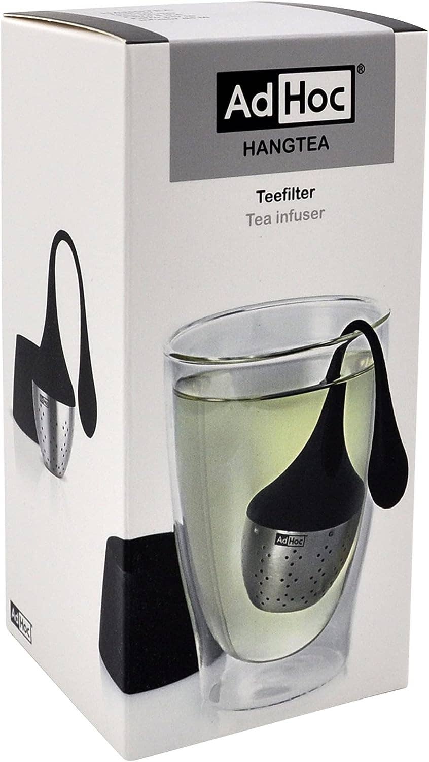 DKHB [Zyliss, Cole & Mason, Swissmar, AdHoc, Ken Hom] - Wholesale Tea Strainer/Infuser - AdHoc Hangtea Infuser Black4
