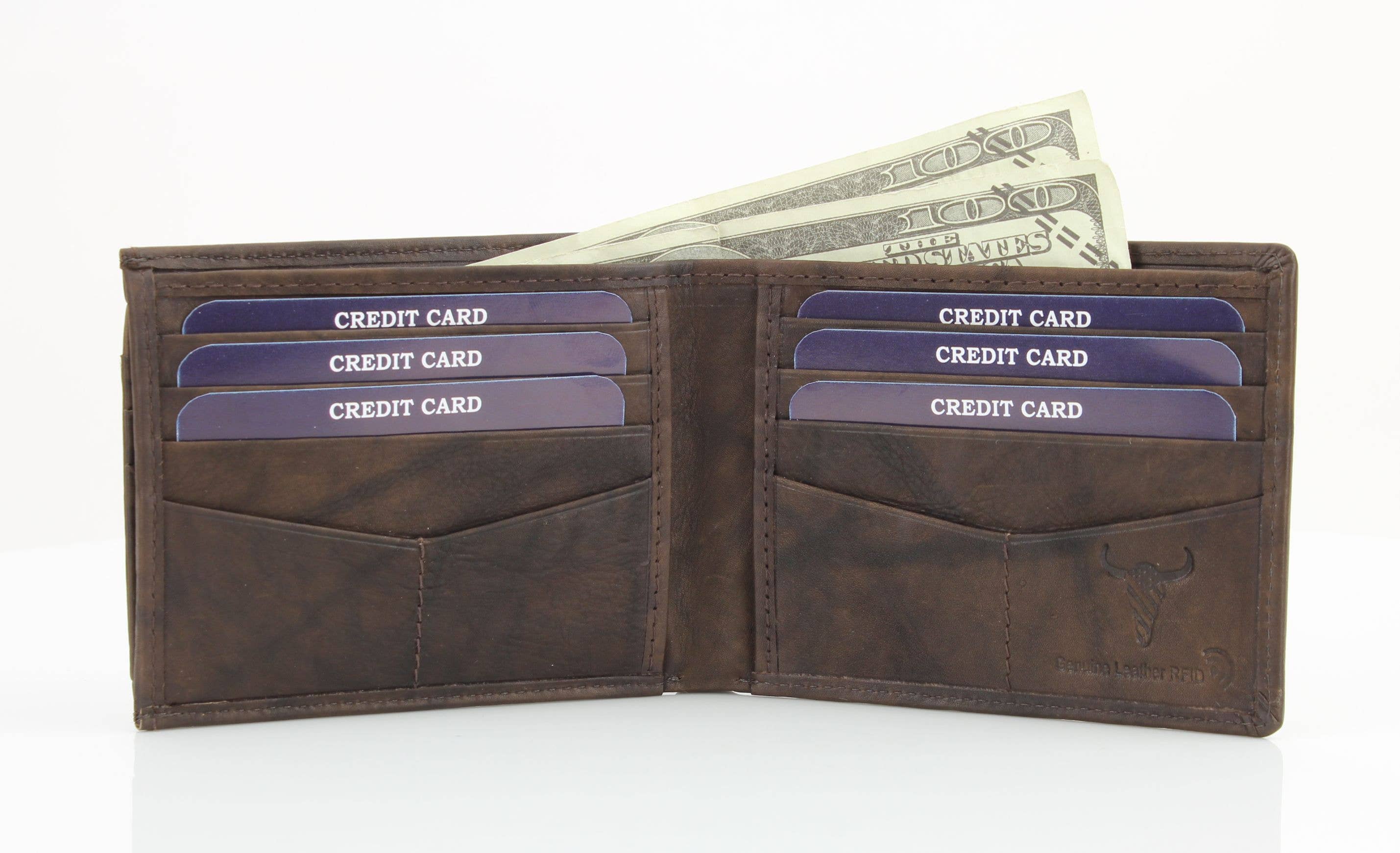 Leather Impressions Inc - Wholesale Wallet - Men's - Bifold Wallet w/ Removable Card Sleeve 157259