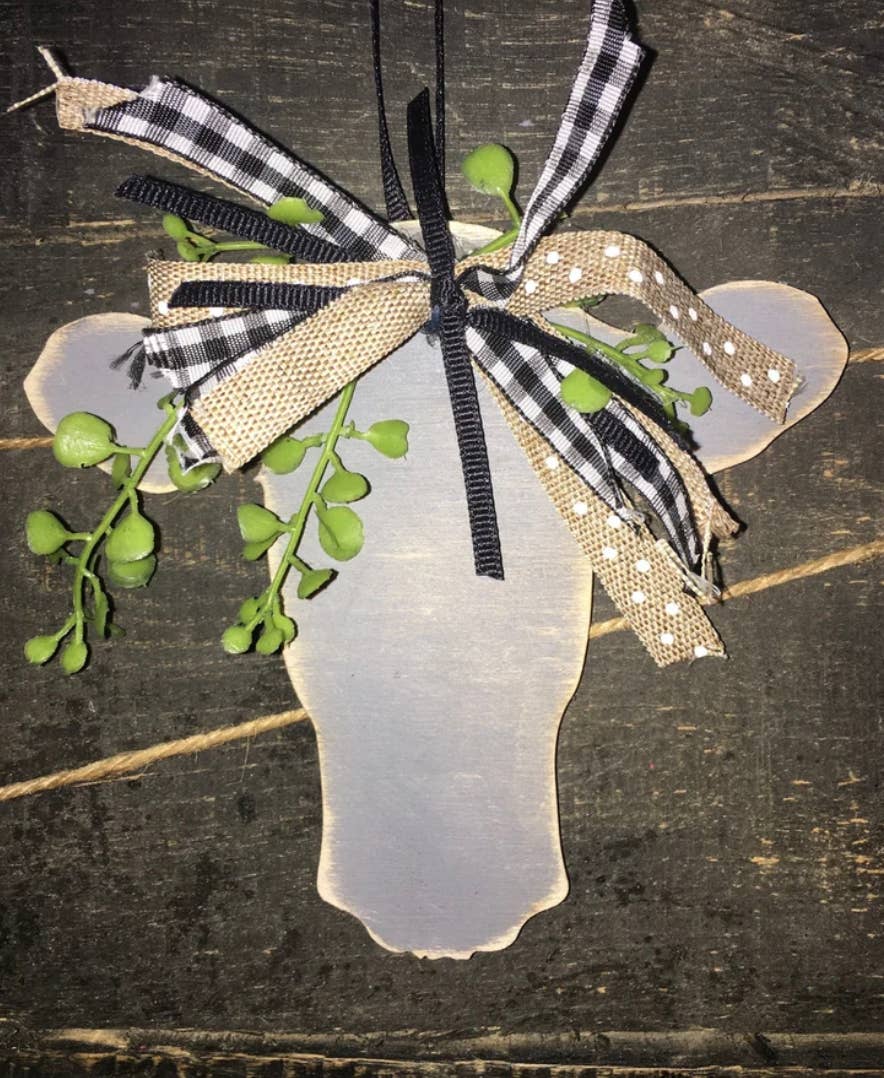 Muddy Water Refinery - Vente Objets de décoration - Ornement tête de vache1