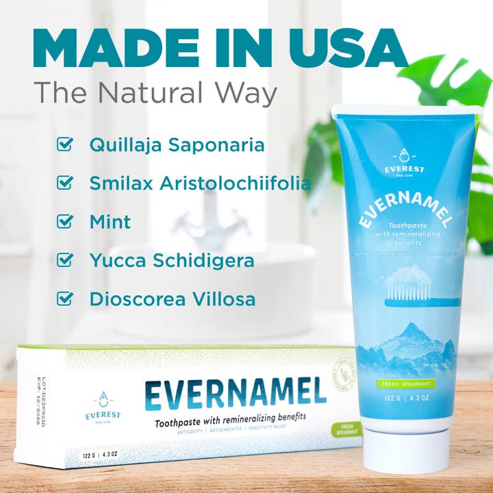 Everest oral Care - Wholesale Tandpasta - EVERNAMEL Tinfluoride Remineraliserende Tandpasta5