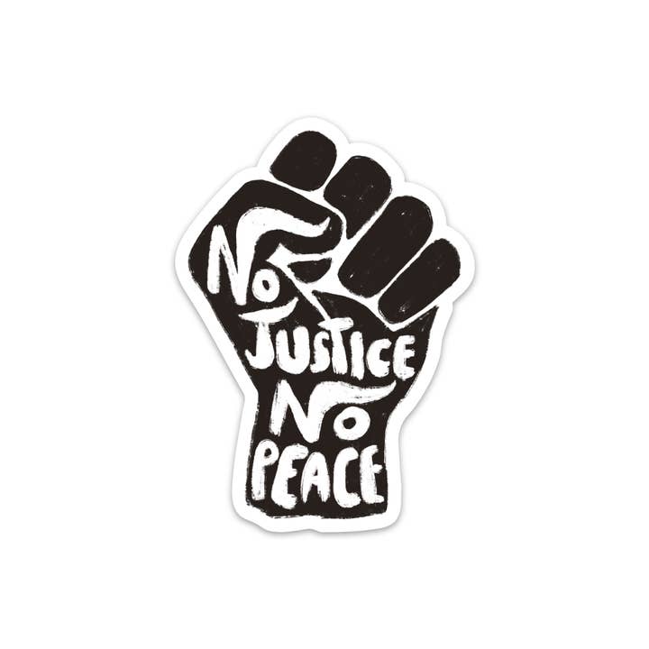 SoarBlue - Wholesale Sticker - No Justice No Peace