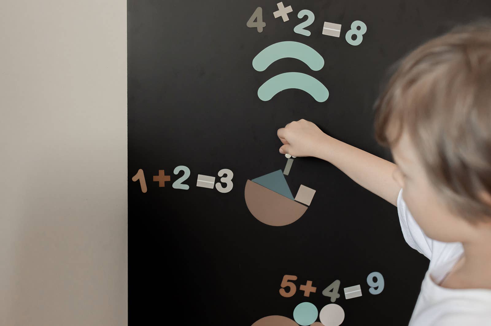 Ferflex - Wholesale Magnet - Kids & Baby - Magnetic numbers - caramel blue - set of 100 magnets3