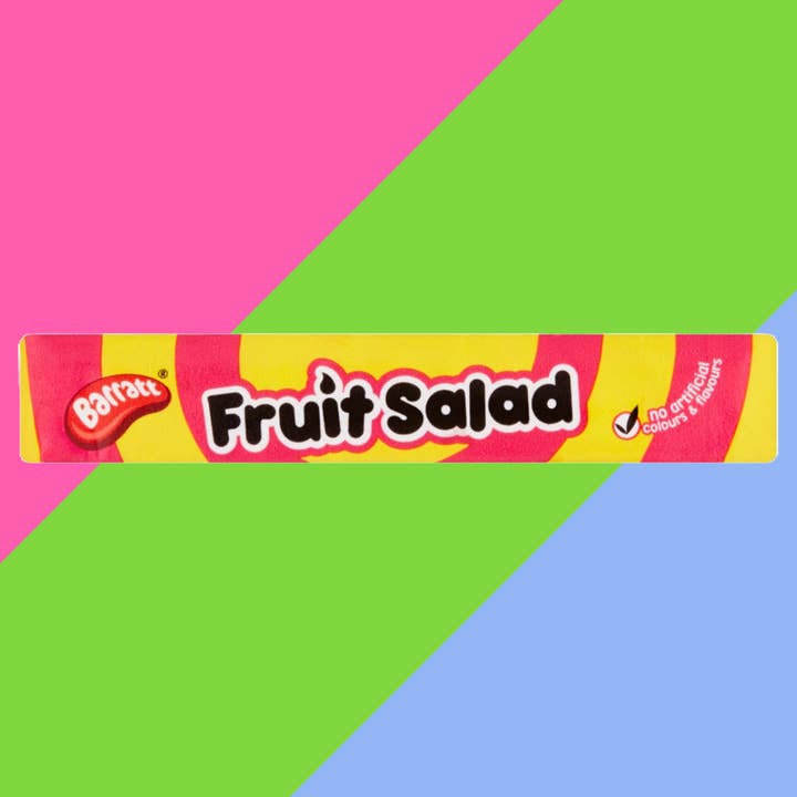 Barratt Fruit Salad Stick Packs 40x36g Packs for wholesale by Gaffney's Sweets & Treats Wholesale