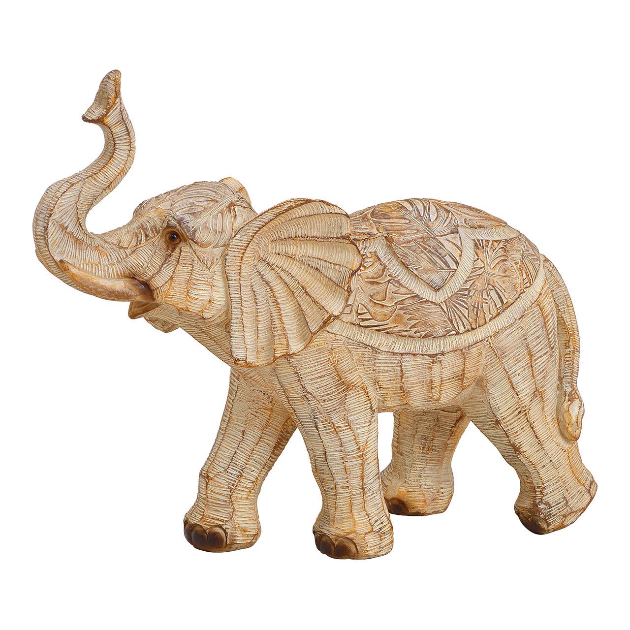 Wurm - Wholesale Decorative Figurine - Elephant made of Poly Beige (W/H/D) 27x25x12cm0