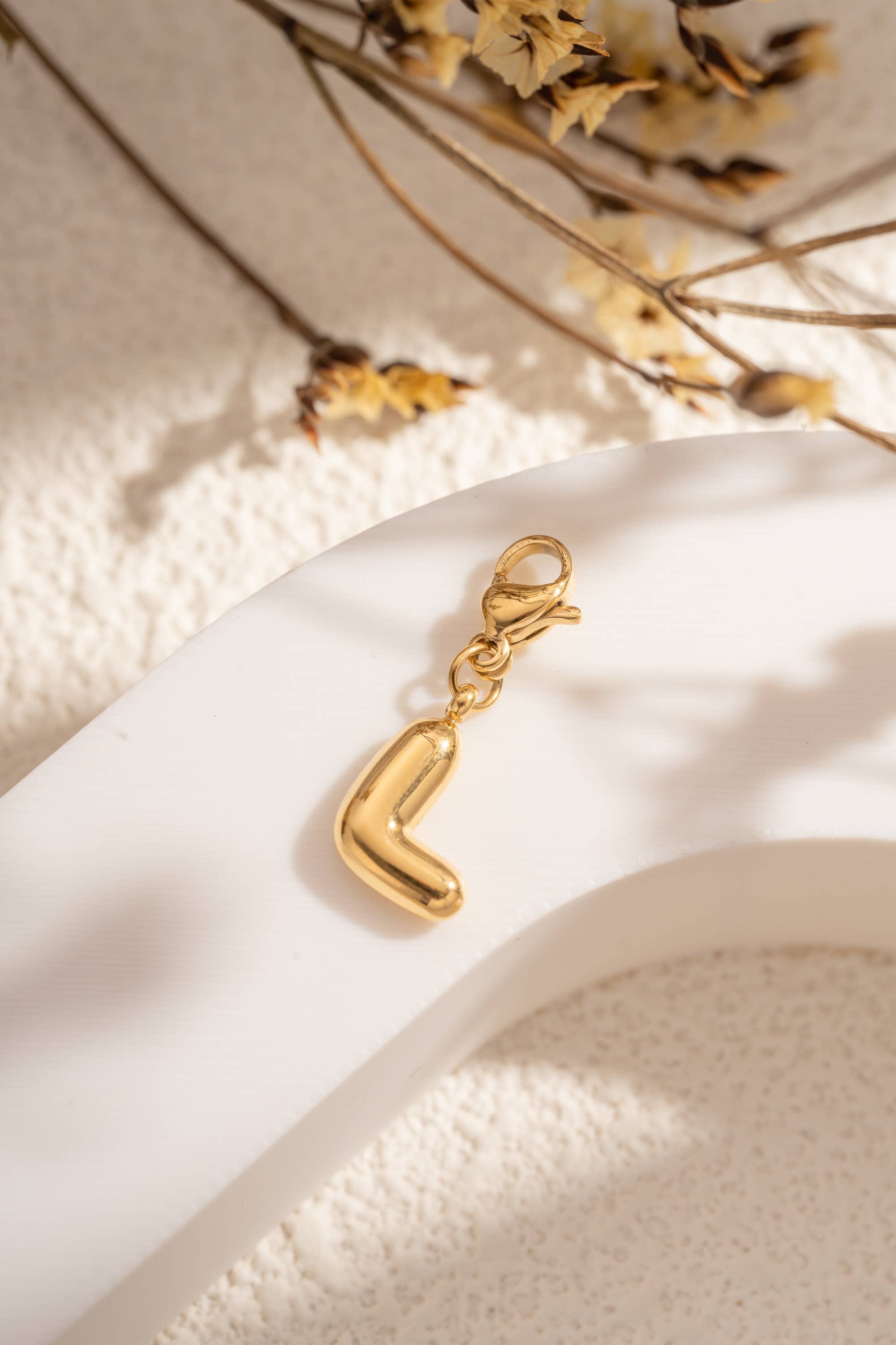 COSMOS - Vente Breloques/médailles personnalisées - Lot 26 Lettres Alphabet Acier Inoxydable Personnalisable15