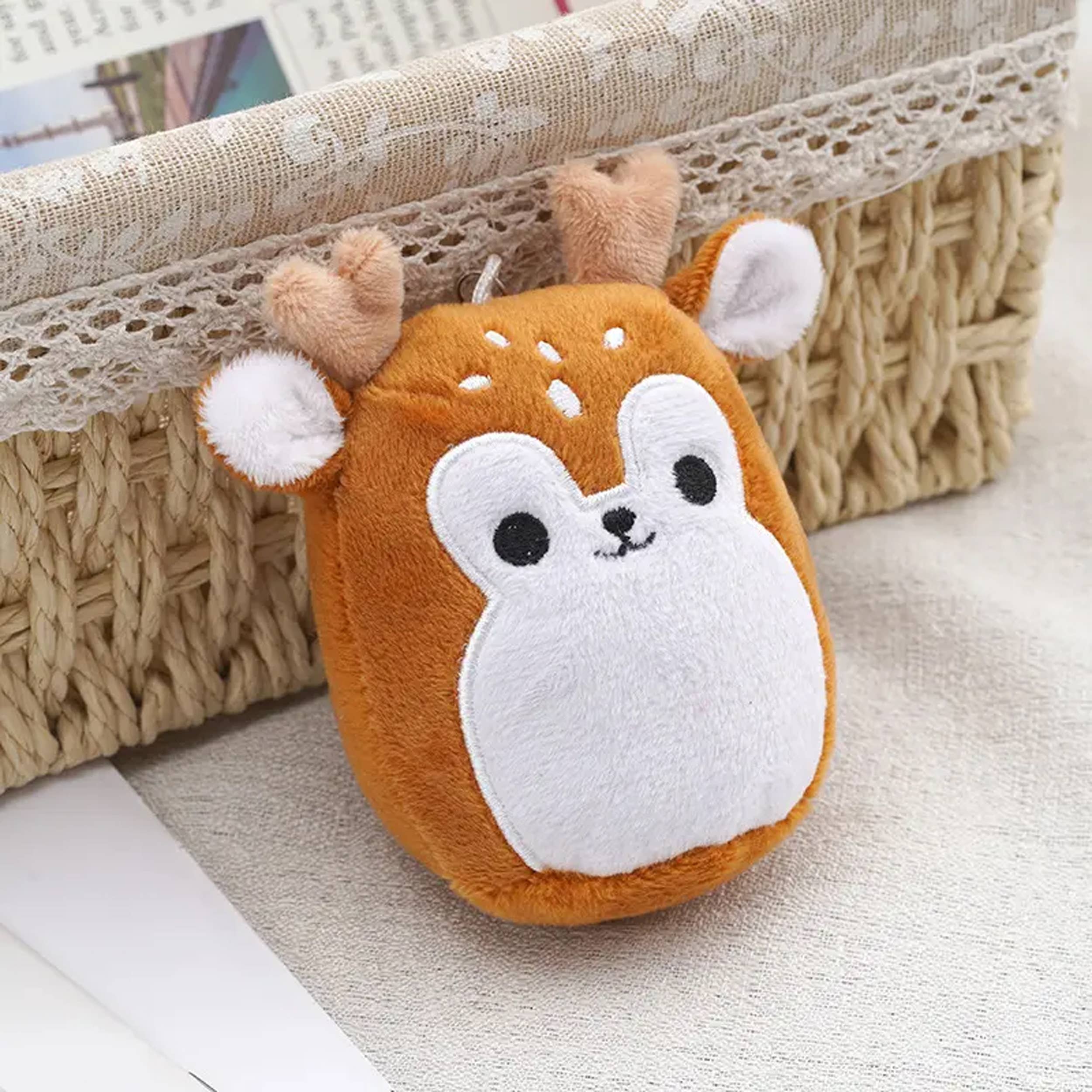 JSBlueRidge Toys - Wholesale Keychain - Kids - Cute Animals Soft Plush Stuffed Keychain- Assorted1