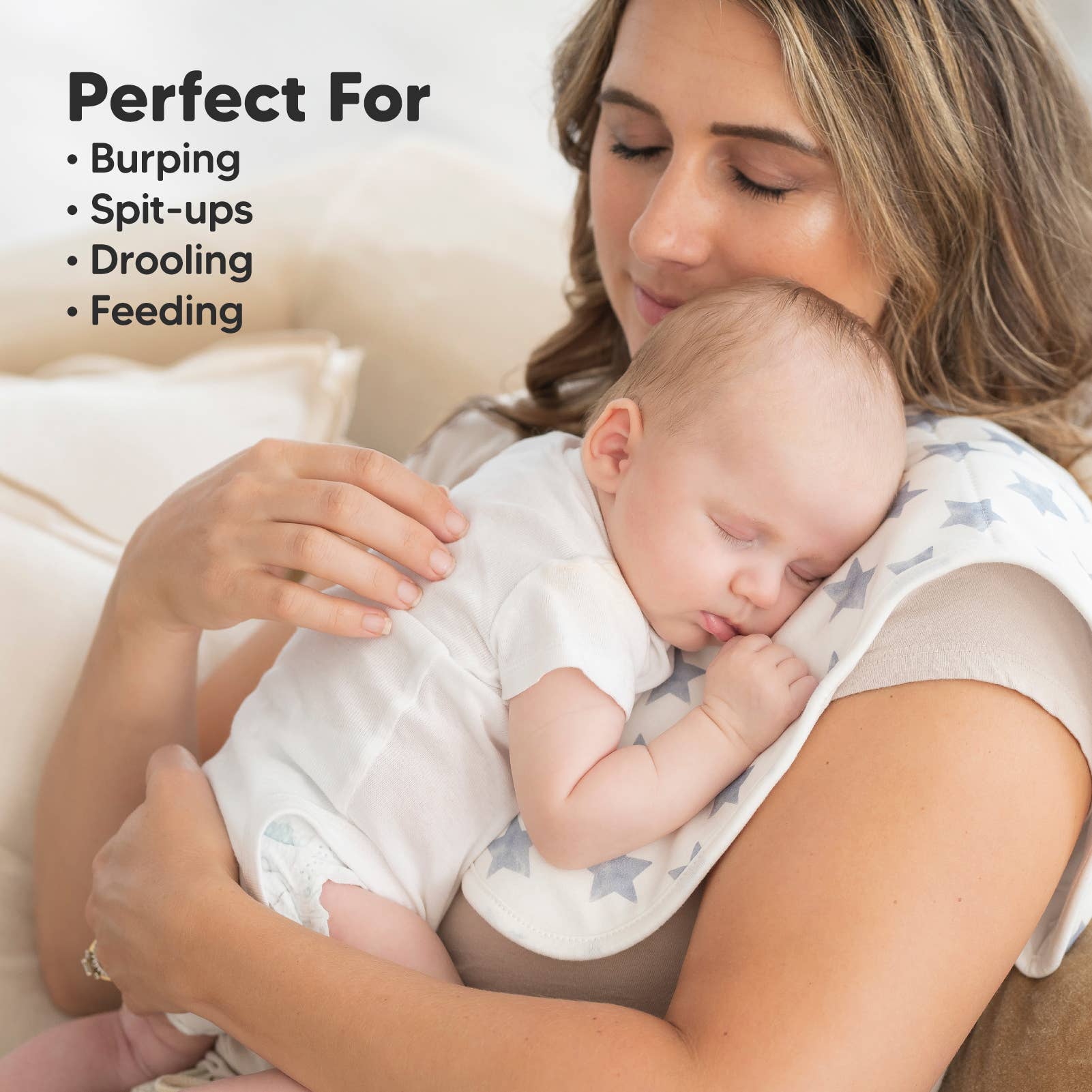 Konstellation KeaBabies 5-pack ekologiska haklappar för stadsliv för wholesale på Faire4