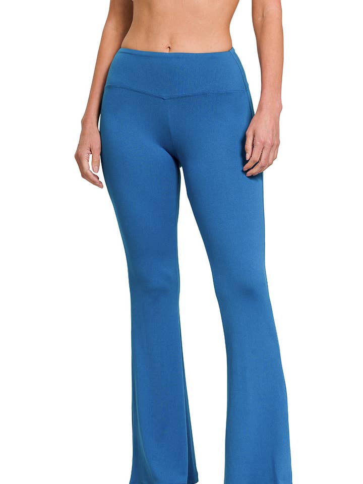 42POPS - Wholesale Athletic/Lounge Leggings - Women's - ',,.....Buttery Soft Flare Leg High Waist Yoga Pants11