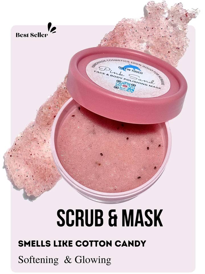 Pink Sand Manuka Honey Body Scrub for wholesale by Dolfin Touch