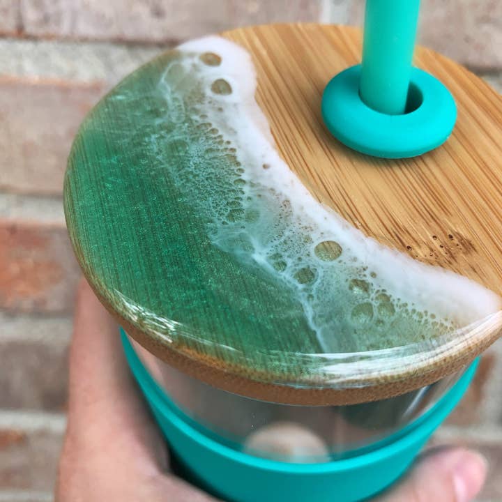 Lotus 5 Studios – Großhandel Trinkglas/Tasse – Ocean Bambus-Glasbecher1