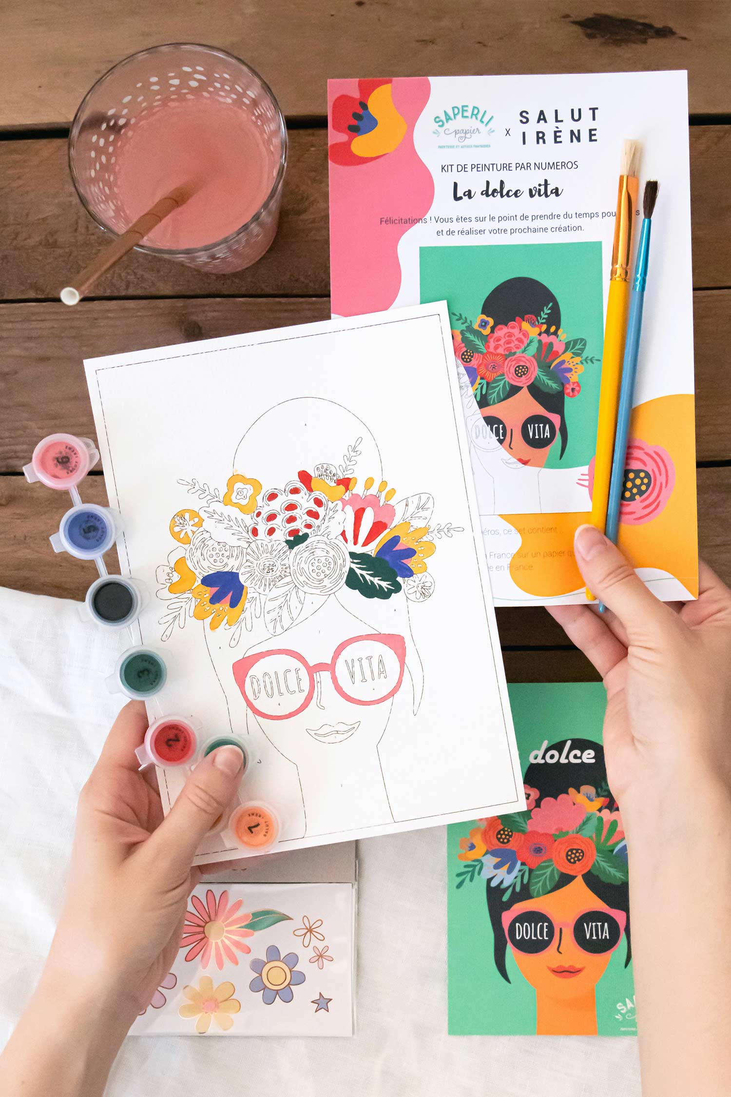 SAPERLIPAPIER - Wholesale Stationery/Notecard Set - Box La Dolce Vita, stationery and paint by numbers3