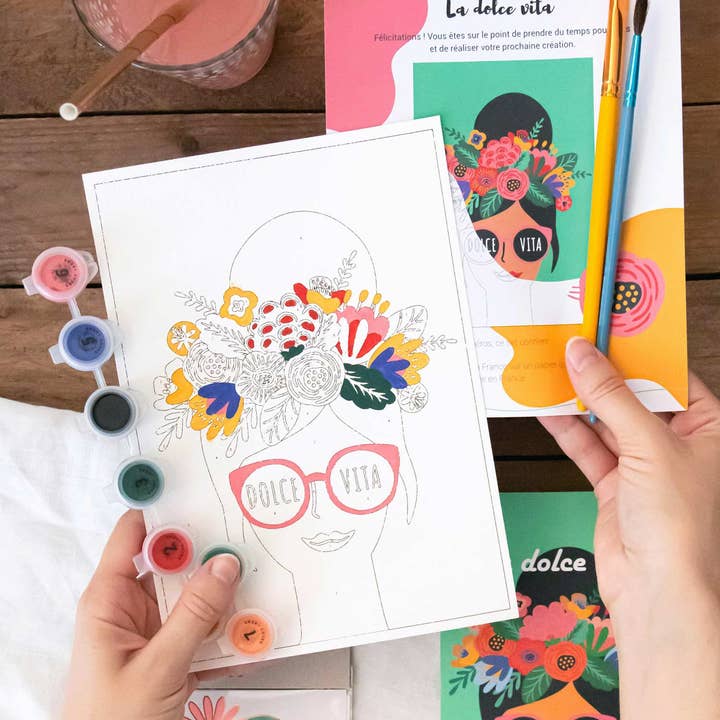 SAPERLIPAPIER - Wholesale Stationery/Notecard Set - Box La Dolce Vita, stationery and paint by numbers3