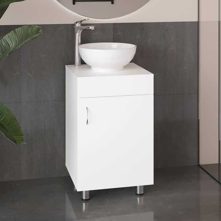 Vicksburg badrumsskåp, 1 dörr, 4 ben för wholesale av Depot E-Shop