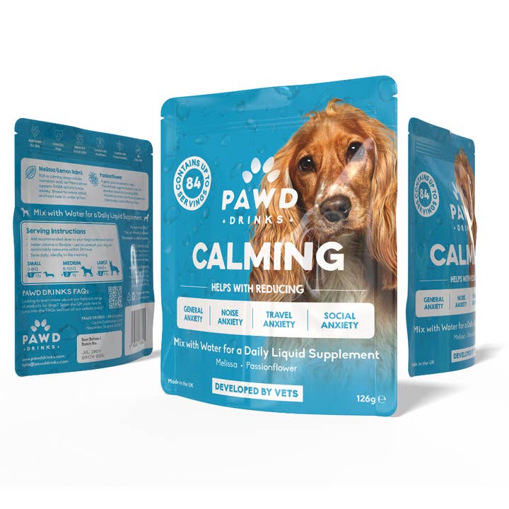 PAWD Drinks – wholesale Pet supplement – Dog – Calming Pouch (1 Pack)9