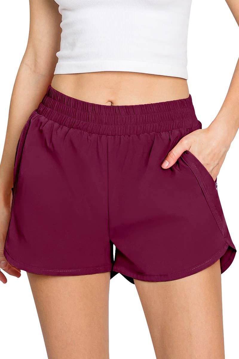 NINEXIS - Wholesale Shorts - Women's - CWBSP152_ZIPPER POCKET DETAILED CASUAL SHORT PANTS19