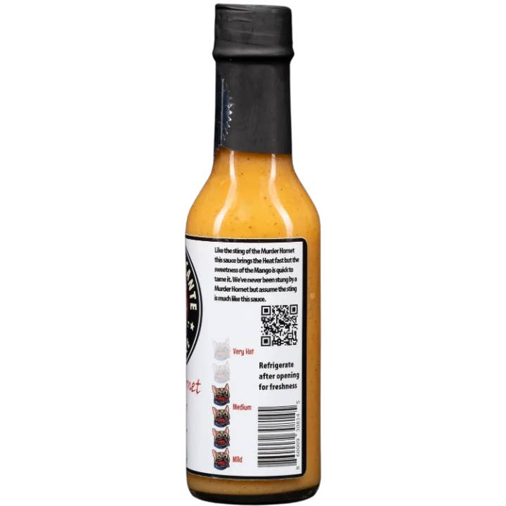 El Perro Picante - Wholesale Hot Sauce - Murder Hornet Mango1