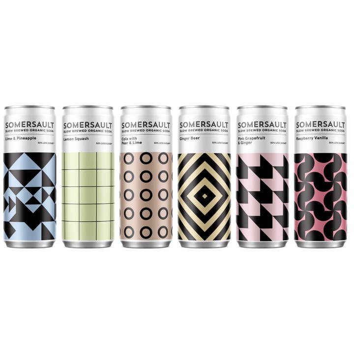 Nib and Noble - Wholesale Soda/Carbonated Drink - Somersault Organic Soda Cola, Pear & Lime