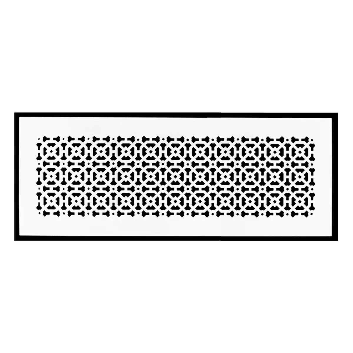 Registers and Hardware Hub Inc. - Wholesale Dimensionele/3D-muurkunst - Air Return Grill 8 „x 24" kanaalopening | Massief gegoten aluminium1