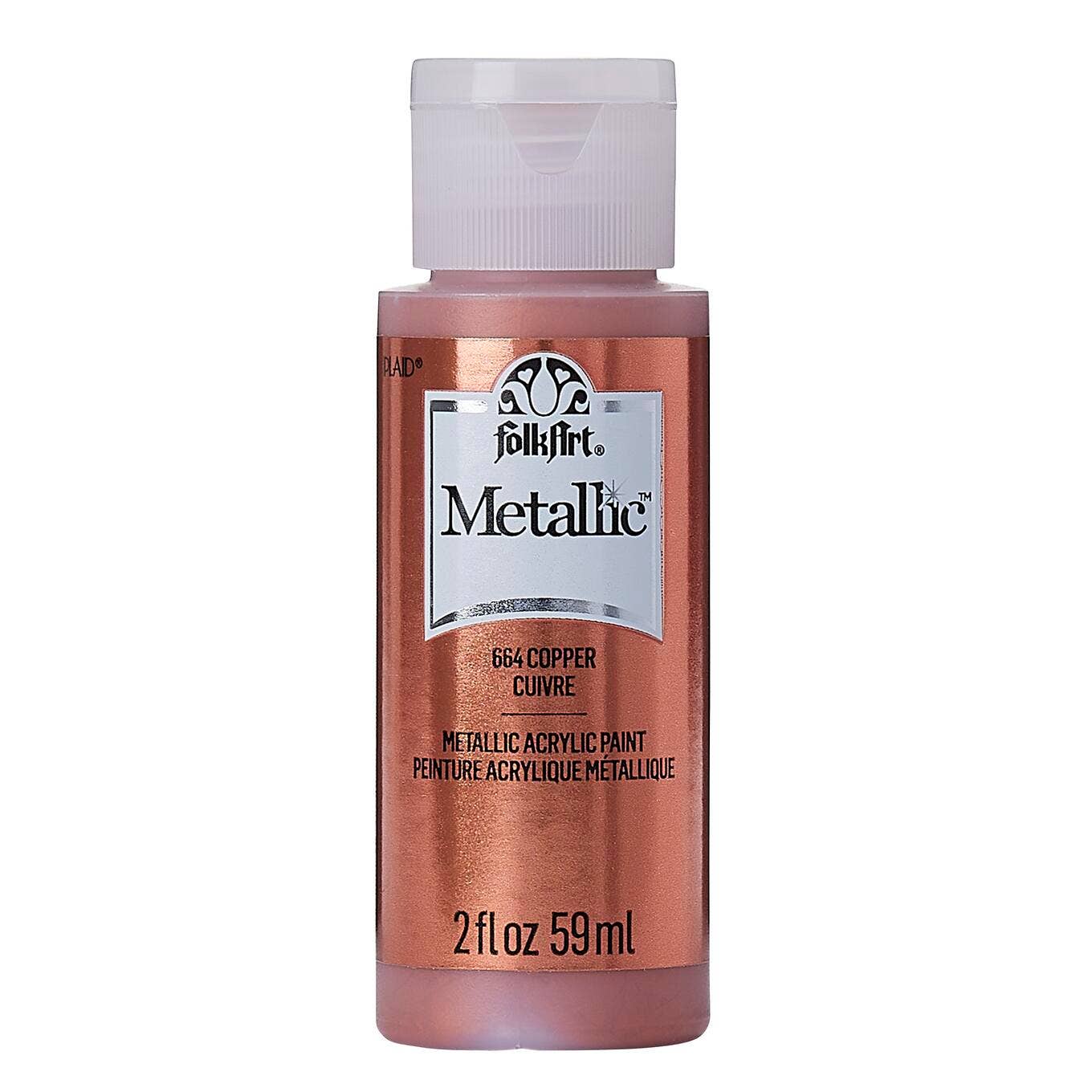 Plaid Crafts - Wholesale Acrylic Paint - FolkArt ® Metallic Acrylic Paint, 2 oz. 54