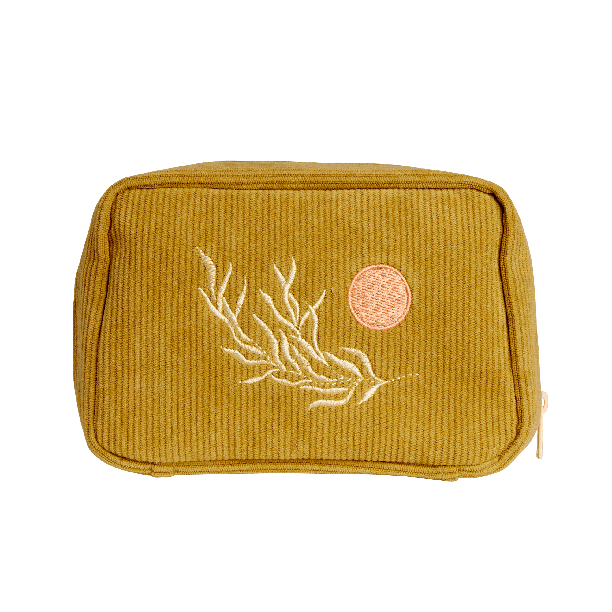 cai & jo USA - Wholesale Makeup/Cosmetic Bag - Corduroy Makeup Bag in Olive1