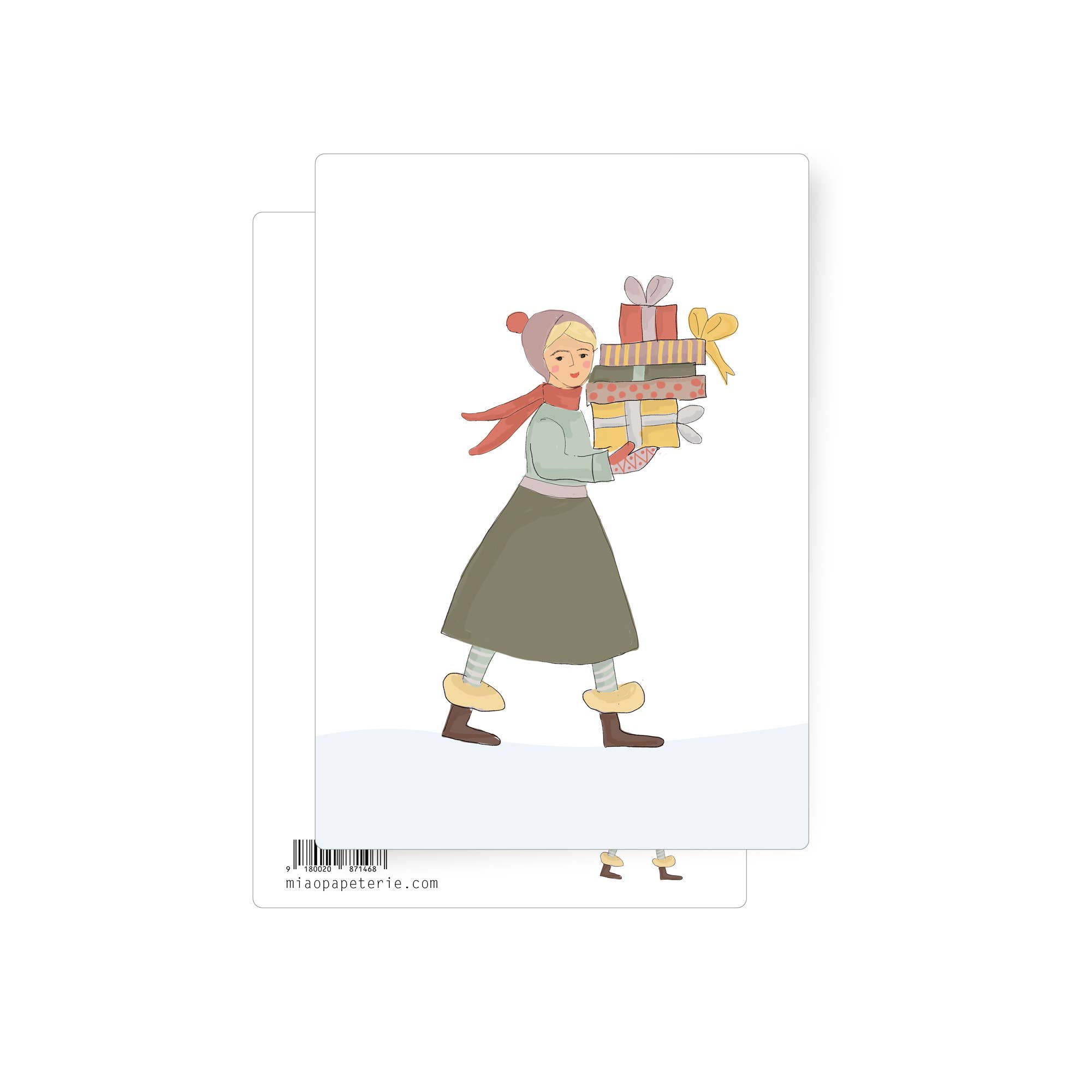 MIAO Papeterie - Wholesale Christmas Card - Christmas packages | postcard