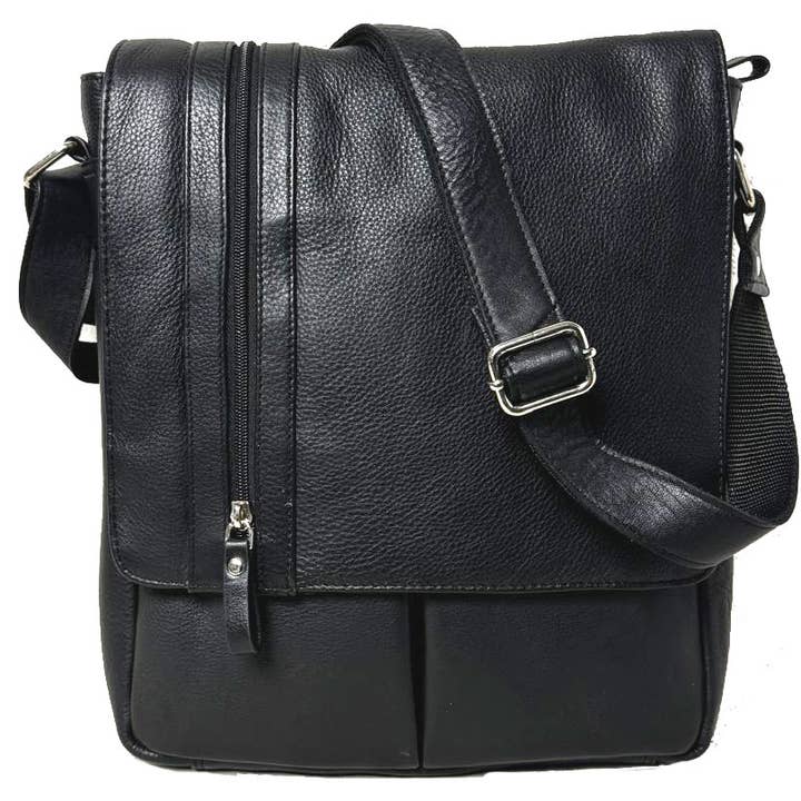 Genuine Cowhide Leather Vintage Look Messenger Bag#8598/8599 for wholesale by IGI CANADA