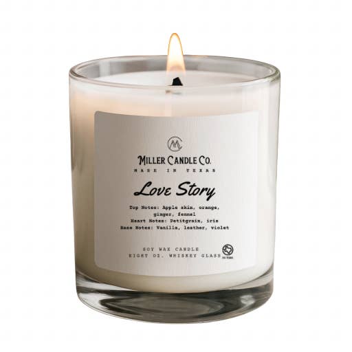 Love Story Candle | Valentine’s Collection for wholesale by Miller Candle Co.