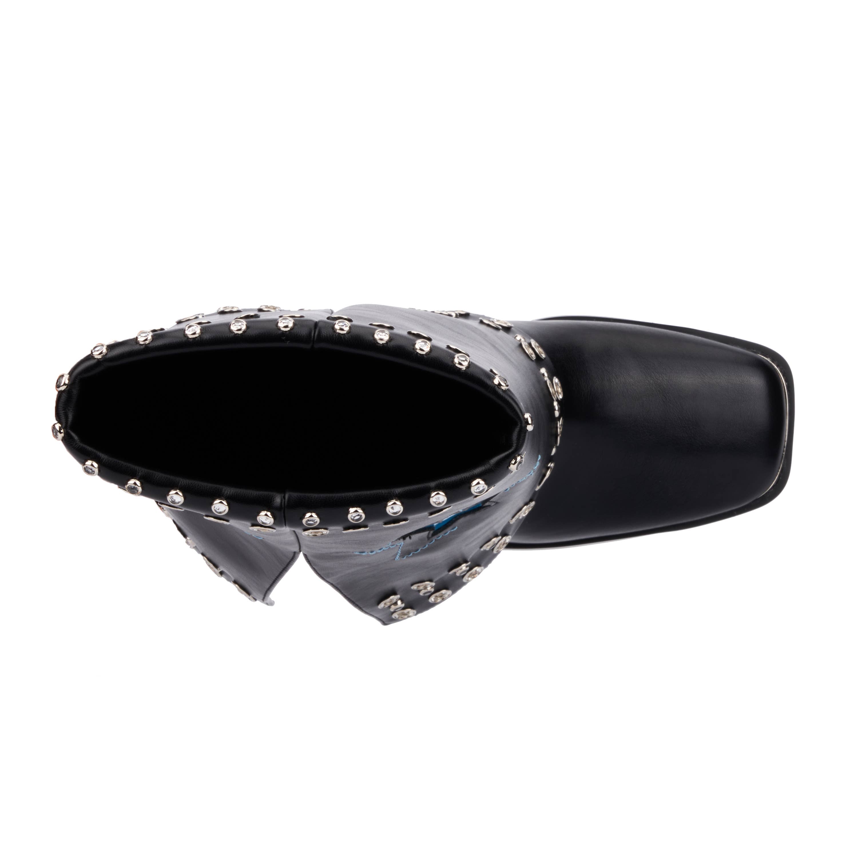 NOIR Bottes hautes Olivia Miller Twilight pour femmes en vente sur Faire4