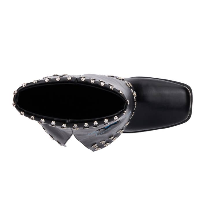 NOIR Bottes hautes Olivia Miller Twilight pour femmes en vente sur Faire4