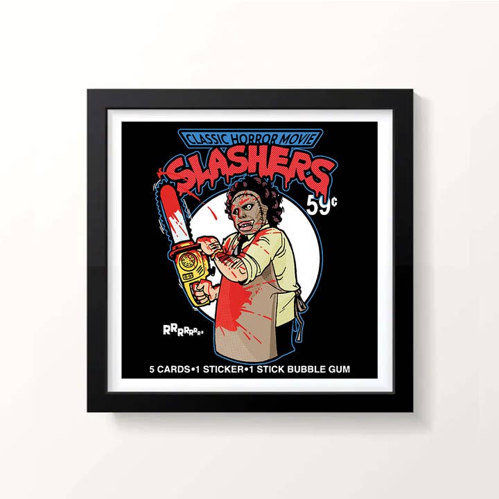 Harebrained! - Wholesale Art Print - Classic Horror Movie Slasher 9x9 Prints3