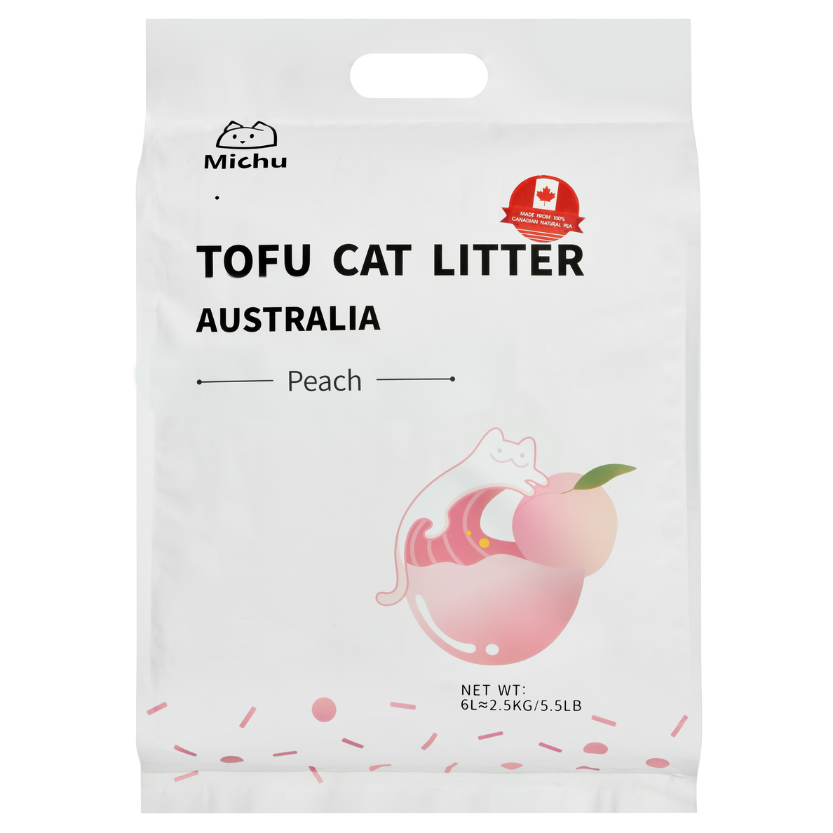 6l cat litter to kg