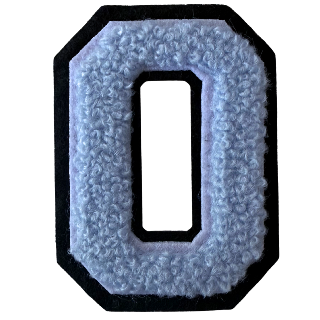 Patch Points - Wholesale Patch - Baby Blue Varsity Letter Sticker & Iron On14