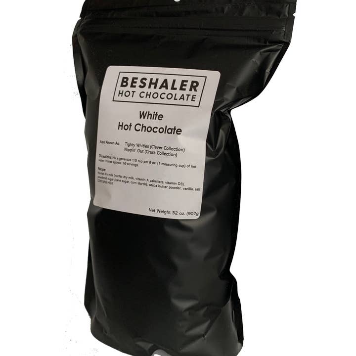 Bulk Bag - White Chocolate for wholesale by Beshaler Hot Chocolate