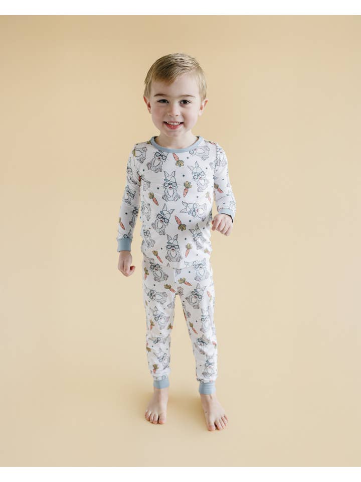 Lucky Panda Kids - Wholesale Top & Pant Set - Kids - Bamboo Easter Boys' Two Piece Set | Rad Bunny3
