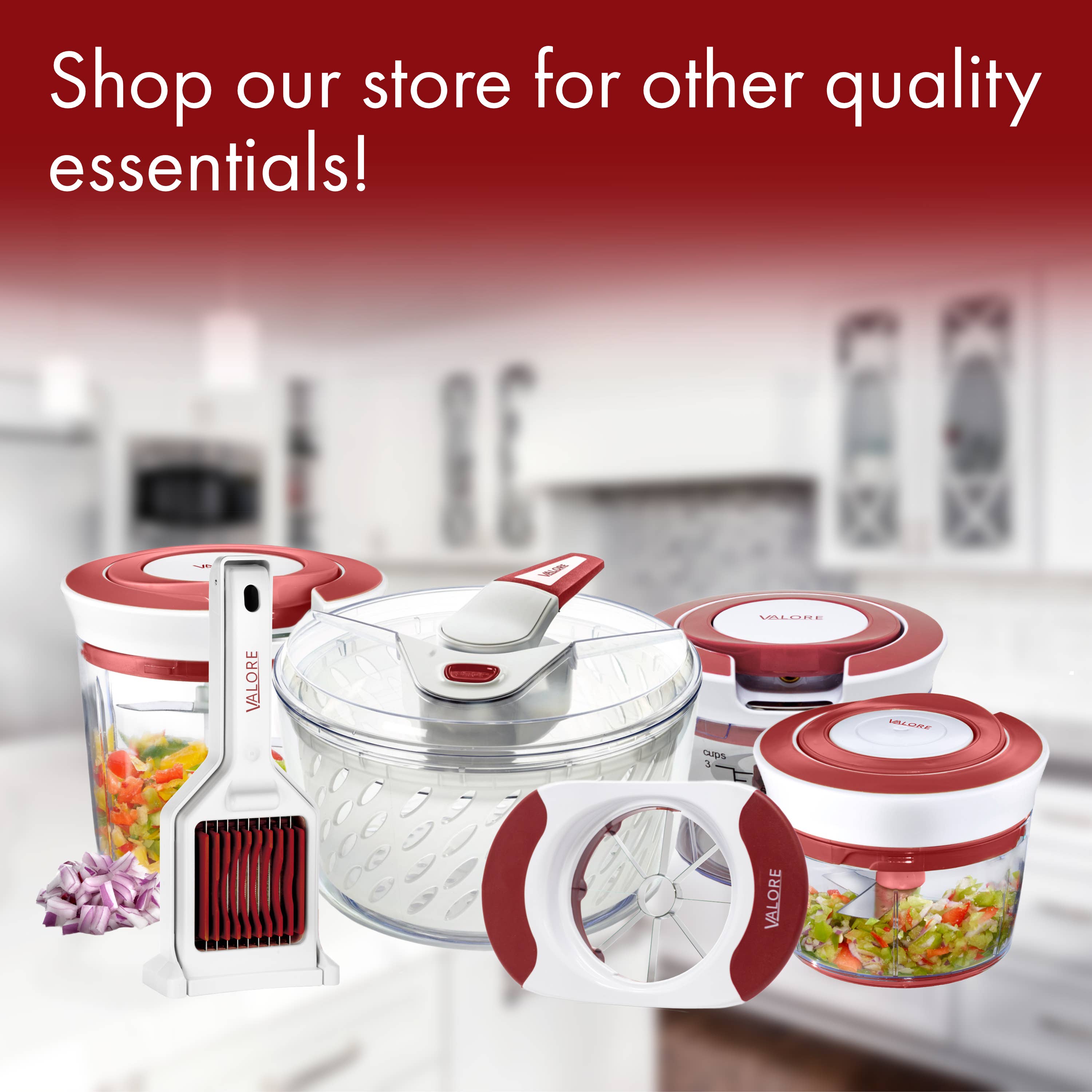 Valore - Wholesale Kitchen Tool/Gadget - Valore Pull String Food Chopper8