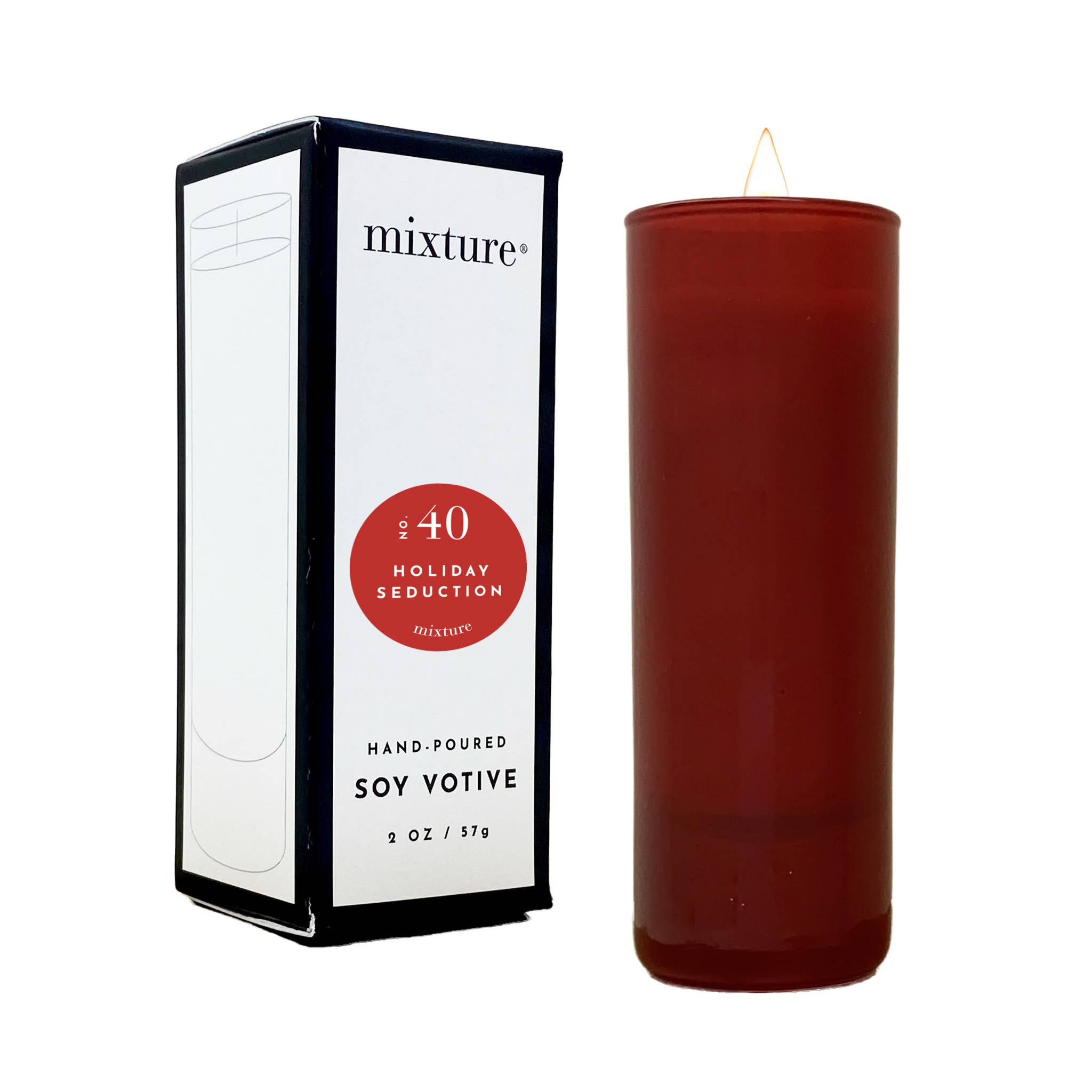 Mixture Home - Wholesale Votive Candle - 2 oz Red Votive8