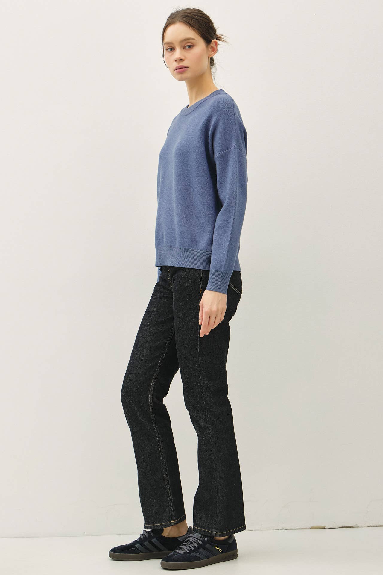 Be Cool - Wholesale Knit Sweater - Women's - CREW NECK BOXY FIT SWEATER11