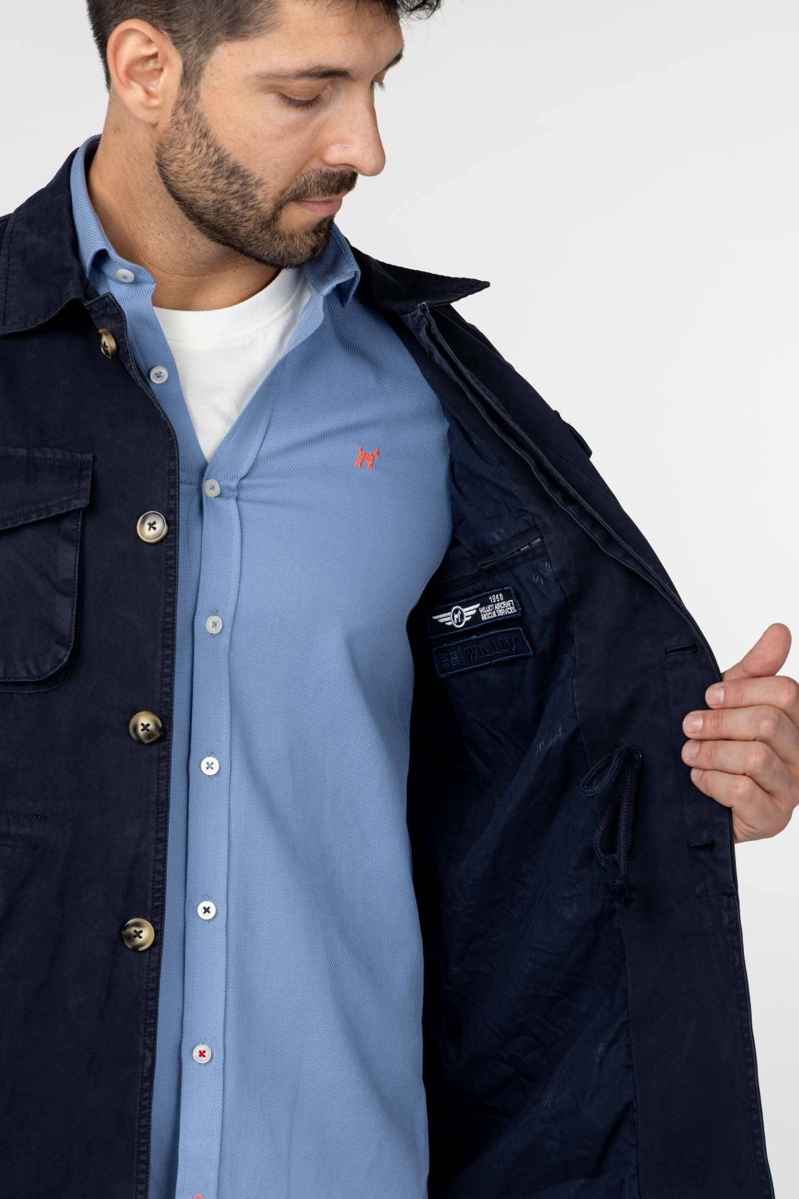 williot – Großhandel Jacke - Herren – In der Sahara gefärbtes Kleidungsstück mit austauschbaren Patches.10