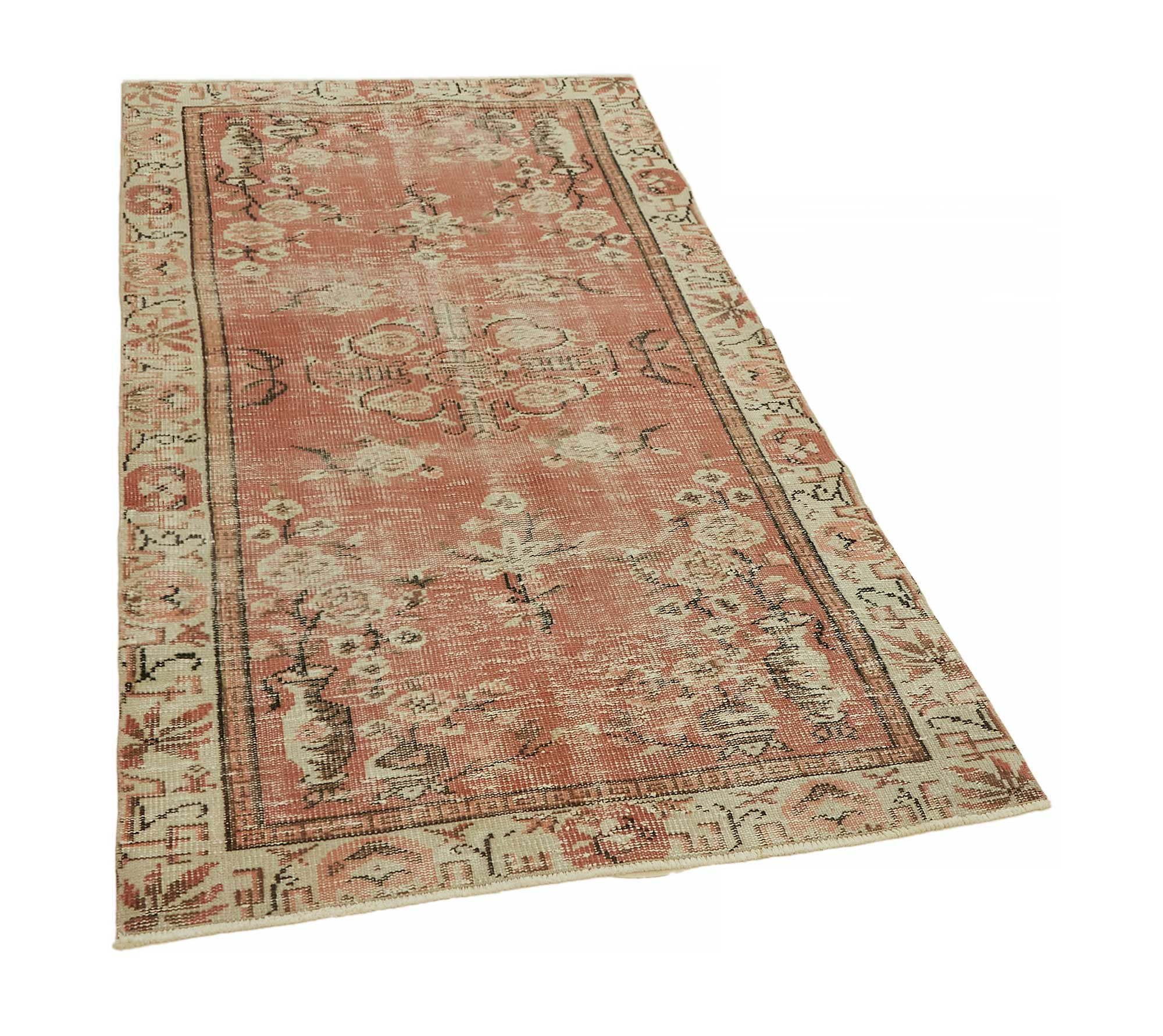RUG N CARPET - Vendita all'ingrosso Tappeto - Tappeto Beige Turco Fatto a Mano 3x6 - 457781