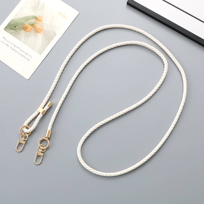 MKS America - Wholesale Phonecase Strap - New Adjustable Woven Leather Crossbody Phone Strap4